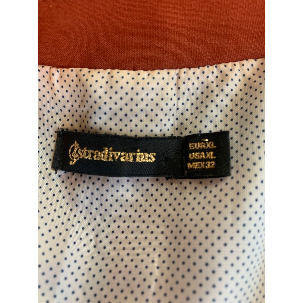 Stradivarius Rust Orange Single Button Blazer Wom… - image 2